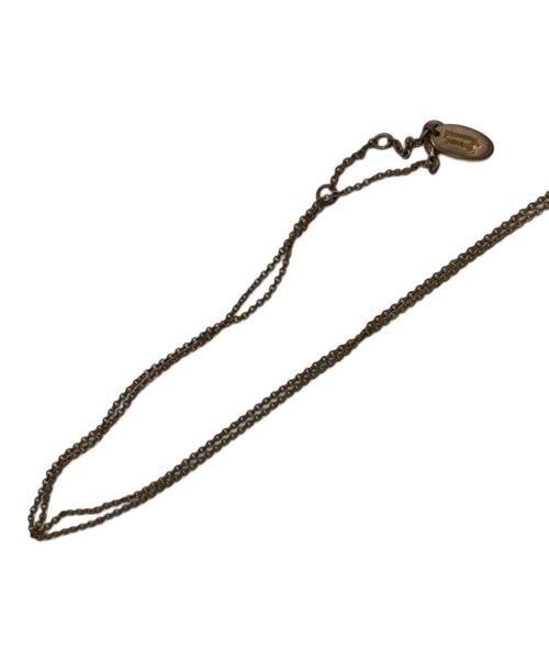 Vivienne Westwood（ヴィヴィアンウエストウッド）Vivienne Westwood (ヴィヴィアンウエストウッド) オーブモチーフネックレス ピンクの古着・服飾アイテム