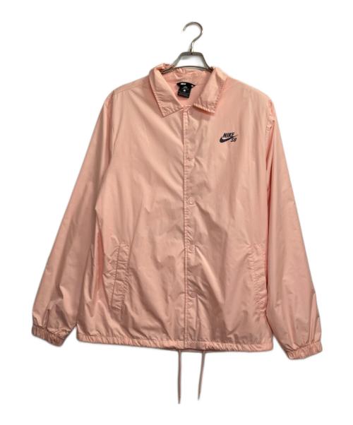 NIKE SB（ナイキエスビー）NIKE SB (ナイキエスビー) コーチジャケット ピンク サイズ:Ｌの古着・服飾アイテム
