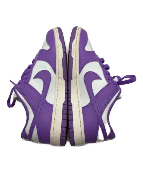 NIKE（ナイキ）NIKE (ナイキ) ローカットスニーカー ホワイト×パープル サイズ:26ｃｍの古着・服飾アイテム