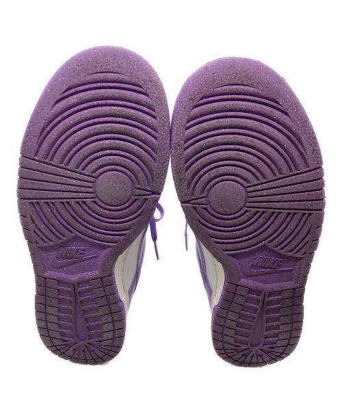 NIKE（ナイキ）NIKE (ナイキ) ローカットスニーカー ホワイト×パープル サイズ:26ｃｍの古着・服飾アイテム