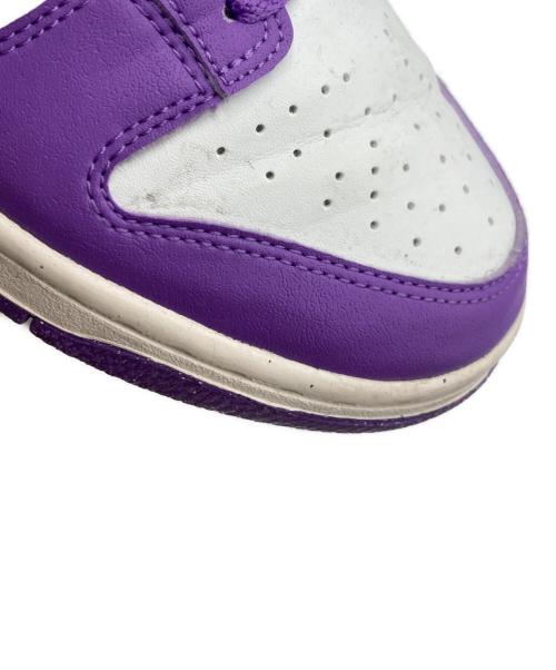 NIKE（ナイキ）NIKE (ナイキ) ローカットスニーカー ホワイト×パープル サイズ:26ｃｍの古着・服飾アイテム