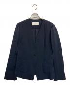 MORABITOモラビト）の古着「ノーカラージャケット」｜ネイビー