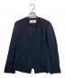 MORABITO（モラビト）の古着「ノーカラージャケット」｜ネイビー