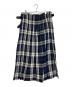 O'NEIL OF DUBLIN (オニールオブダブリン) リネンチェックスカート ネイビー×ホワイト サイズ:S：5000円