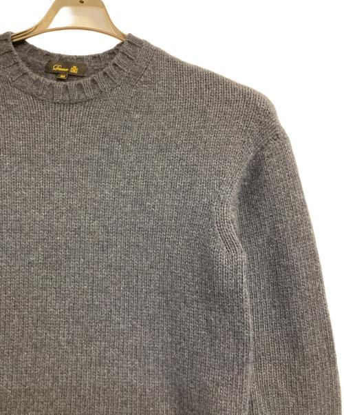 DRAWER（ドゥロワー）Drawer (ドゥロワー) エルボーパッチカシミヤニット ネイビー サイズ:38の古着・服飾アイテム