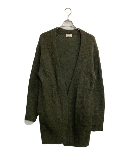Acne studios（アクネ ストゥディオズ）Acne studios (アクネ ストゥディオズ) ウールモヘヤニットカーディガン グリーン サイズ:Ｓの古着・服飾アイテム