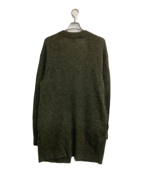Acne studios（アクネ ストゥディオズ）Acne studios (アクネ ストゥディオズ) ウールモヘヤニットカーディガン グリーン サイズ:Ｓの古着・服飾アイテム