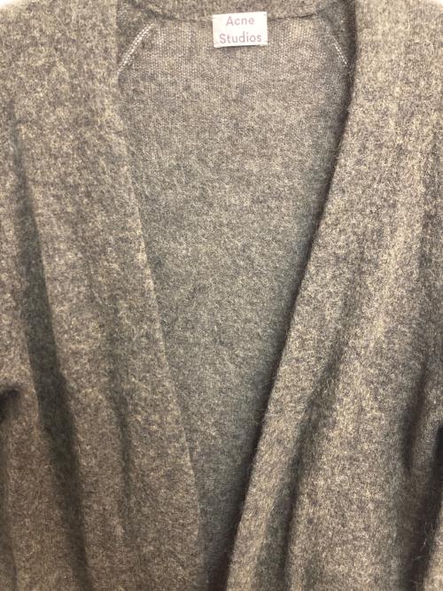 Acne studios（アクネ ストゥディオズ）Acne studios (アクネ ストゥディオズ) ウールモヘヤニットカーディガン グリーン サイズ:Ｓの古着・服飾アイテム