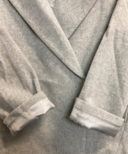 C+（シー）C+ (シー) メルトンジャケット グレー サイズ:38の古着・服飾アイテム