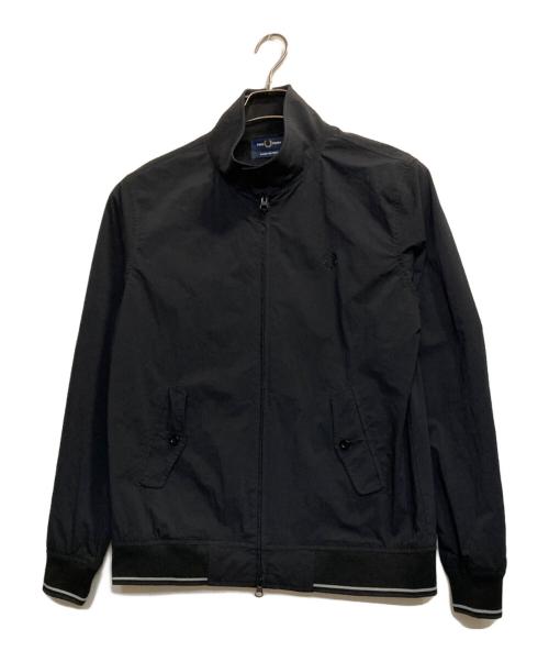 FRED PERRY（フレッドペリー）FRED PERRY (フレッドペリー) BEAMS (ビームス) Nylon Harrington Jacket / ナイロンハリントンジャケット ブラック サイズ:Ｌの古着・服飾アイテム