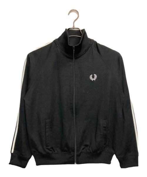 FRED PERRY（フレッドペリー）FRED PERRY (フレッドペリー) スタッズロゴトラックジャケット ブラック サイズ:Ｍの古着・服飾アイテム