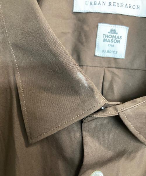 THOMAS MASON（トーマスメイソン）THOMAS MASON (トーマスメイソン) URBAN RESEARCH (アーバンリサーチ) シャツ ブラウン サイズ:Lの古着・服飾アイテム