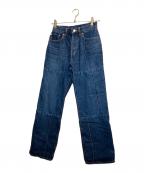 sodukスドーク）の古着「パネルワークデニムパンツ」｜インディゴ