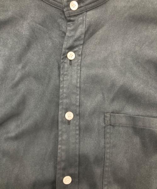 Traditional Weatherwear（トラディショナルウェザーウェア）Traditional Weatherwear (トラディショナルウェザーウェア) エコスウェードベルテッドバンドカラーシャツワンピース ブラック サイズ:-の古着・服飾アイテム