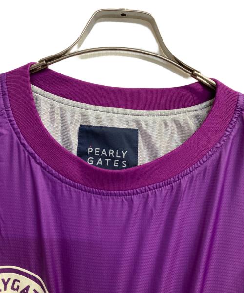 PEARLY GATES（パーリーゲイツ）PEARLY GATES (パーリーゲイツ) プルオーバージャケット パープル サイズ:7の古着・服飾アイテム