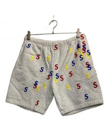 SUPREME（シュプリーム）の古着「Sロゴスウェットハーフパンツ」｜グレー