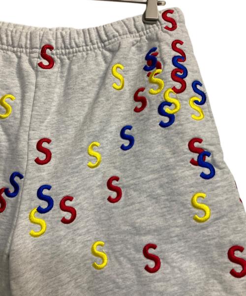 SUPREME（シュプリーム）Supreme (シュプリーム) Sロゴスウェットハーフパンツ グレー サイズ:記載なしの古着・服飾アイテム