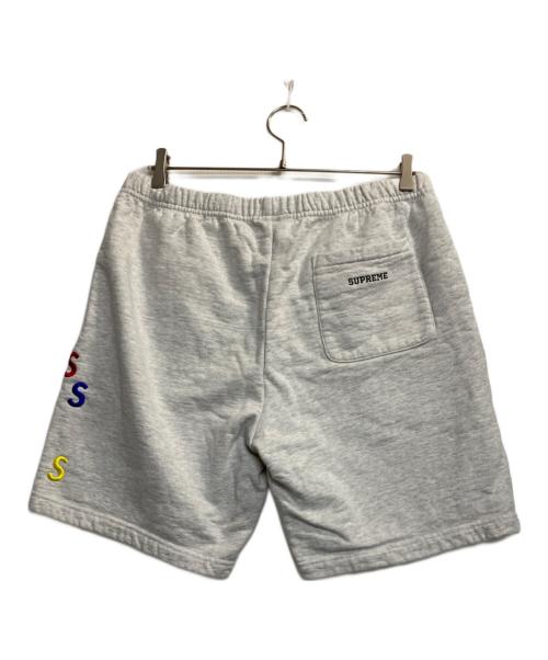 SUPREME（シュプリーム）Supreme (シュプリーム) Sロゴスウェットハーフパンツ グレー サイズ:記載なしの古着・服飾アイテム