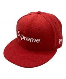SUPREME×New Era（シュプリーム×ニューエラ）の古着「ボックスロゴキャップ」｜レッド
