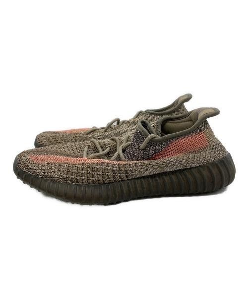 adidas（アディダス）adidas (アディダス) YEEZY BOOST 350 ブラウン×レッド サイズ:27cmの古着・服飾アイテム