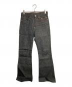 SUGARHILLシュガーヒル）の古着「Modern Denim Trousers Flared Cut / モダンデニムトラウザーフレアカット」｜インディゴ