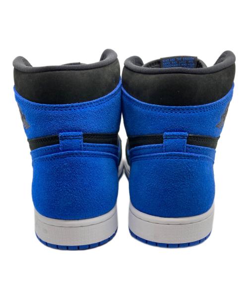 NIKE（ナイキ）NIKE (ナイキ) エアジョーダン1 ブラック×ブルー サイズ:US9.5の古着・服飾アイテム