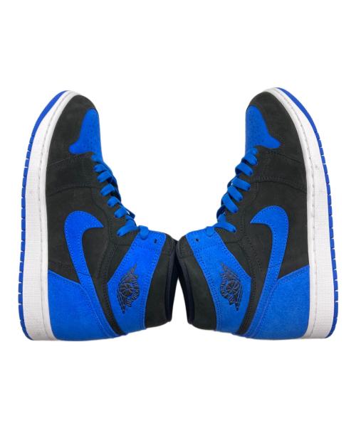 NIKE（ナイキ）NIKE (ナイキ) エアジョーダン1 ブラック×ブルー サイズ:US9.5の古着・服飾アイテム