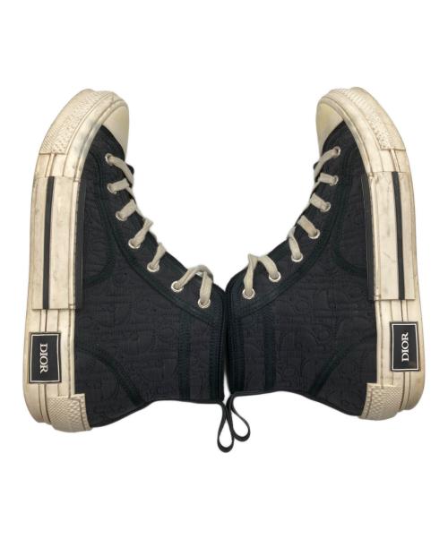 Christian Dior（クリスチャン ディオール）Christian Dior (クリスチャン ディオール) トロッターエンブロダリーハイカットスニーカー ブラック サイズ:41の古着・服飾アイテム