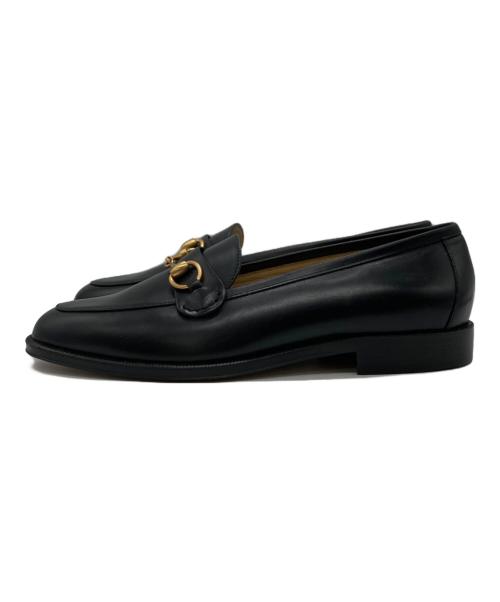 GUCCI（グッチ）GUCCI (グッチ) ホースビットローファー ブラック サイズ:36の古着・服飾アイテム