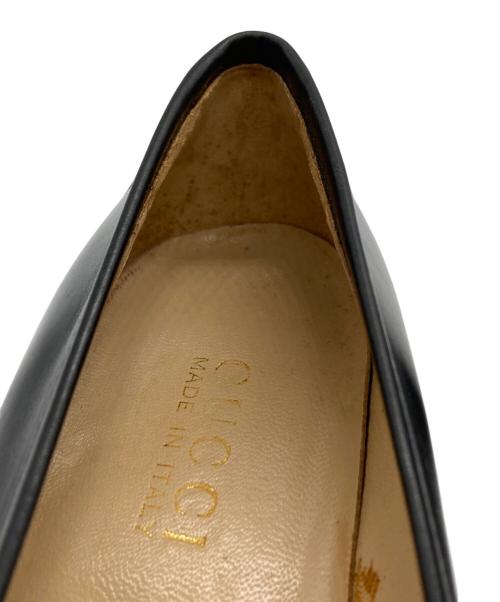 GUCCI（グッチ）GUCCI (グッチ) ホースビットローファー ブラック サイズ:36の古着・服飾アイテム