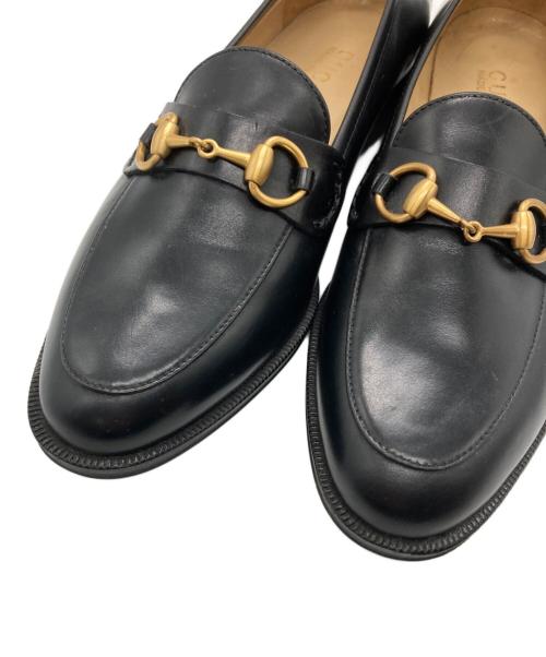 GUCCI（グッチ）GUCCI (グッチ) ホースビットローファー ブラック サイズ:36の古着・服飾アイテム