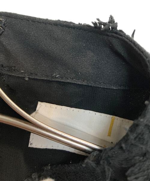 AKIRA NAKA（アキラナカ）AKIRA NAKA (アキラナカ) レースコンビネーションブラウス ブラック サイズ:38の古着・服飾アイテム