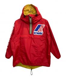 DSQUARED2×K-WAY（ディースクエアード×ケイウェイ）の古着「アノラックパーカー」｜レッド