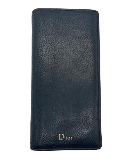 Dior（ディオール）Dior (ディオール) 2つ折り財布 ネイビーの古着・服飾アイテム