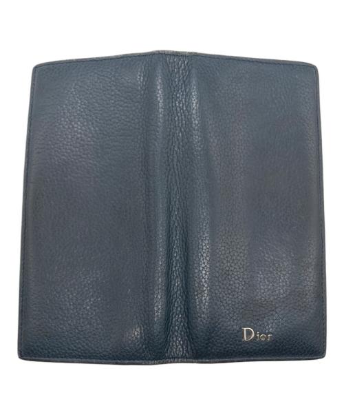 Dior（ディオール）Dior (ディオール) 2つ折り財布 ネイビーの古着・服飾アイテム