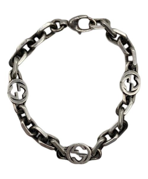 GUCCI（グッチ）GUCCI (グッチ) インターロッキングチェーンブレスレット シルバーの古着・服飾アイテム
