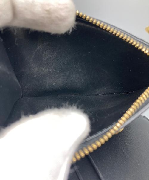 BOTTEGA VENETA（ボッテガベネタ）BOTTEGA VENETA (ボッテガベネタ) カセットコンパクトウォレット ブラックの古着・服飾アイテム