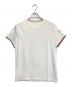 MONCLER（モンクレール）の古着「MAGLIA SCOLLO A V / VネックTシャツ」｜ホワイト