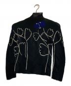 me ISSEY MIYAKEミーイッセイ ミヤケ）の古着「プリーツカットソー」｜ブラック