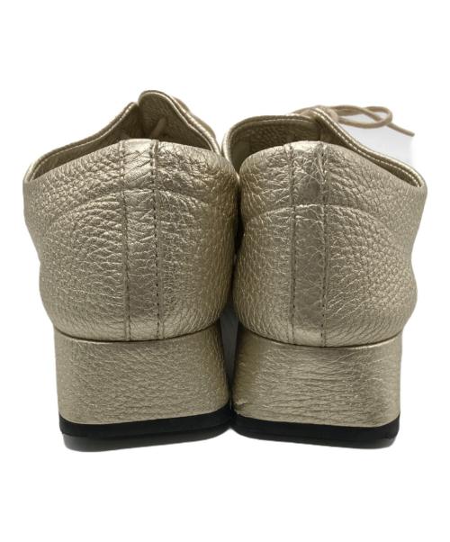 repetto（レペット）repetto (レペット) レースアップシューズ ゴールド サイズ:391/2の古着・服飾アイテム