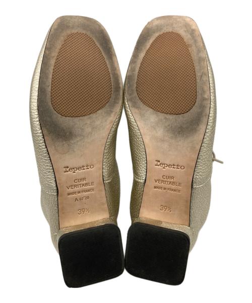 repetto（レペット）repetto (レペット) レースアップシューズ ゴールド サイズ:391/2の古着・服飾アイテム