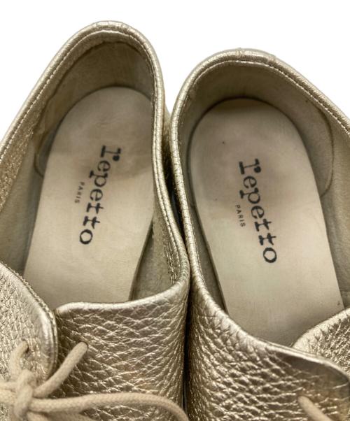 repetto（レペット）repetto (レペット) レースアップシューズ ゴールド サイズ:391/2の古着・服飾アイテム