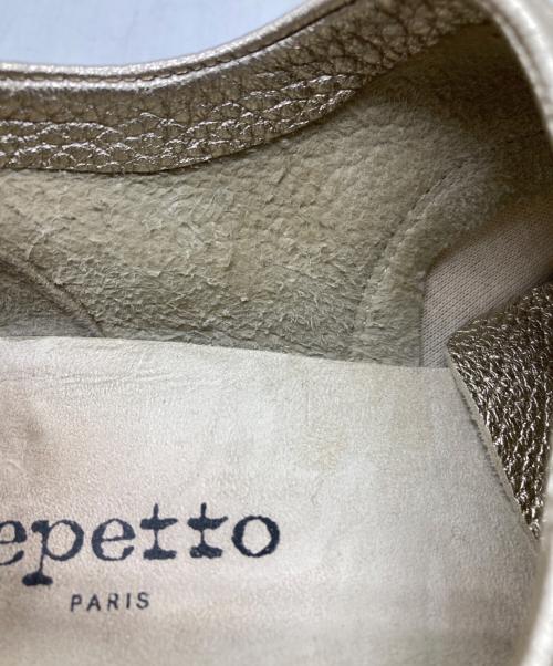 repetto（レペット）repetto (レペット) レースアップシューズ ゴールド サイズ:391/2の古着・服飾アイテム