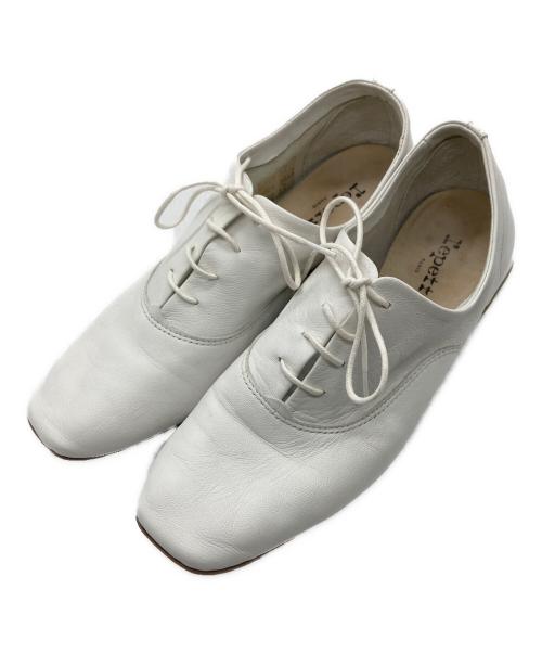 repetto（レペット）Repetto (レペット) レースアップシューズ ホワイト サイズ:391/2の古着・服飾アイテム