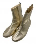 repettoレペット）の古着「ローヒールブーツ」｜ゴールド