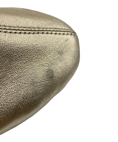 repetto（レペット）repetto (レペット) ローヒールブーツ ゴールド サイズ:371/2の古着・服飾アイテム