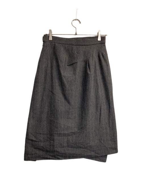 Vivienne Westwood（ヴィヴィアンウエストウッド）Vivienne Westwood (ヴィヴィアンウエストウッド) ウールブレンドスカート グレー サイズ:42の古着・服飾アイテム