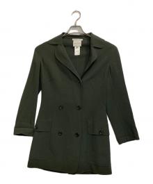 CELINE（セリーヌ）の古着「ジャケット」｜グリーン
