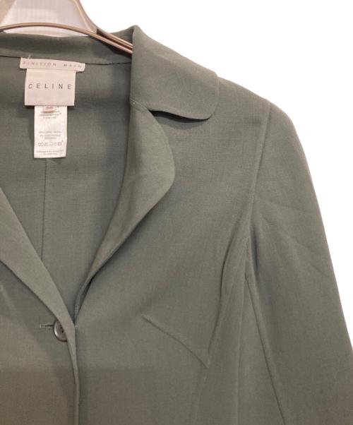 CELINE（セリーヌ）CELINE (セリーヌ) ジャケット グリーン サイズ:36の古着・服飾アイテム