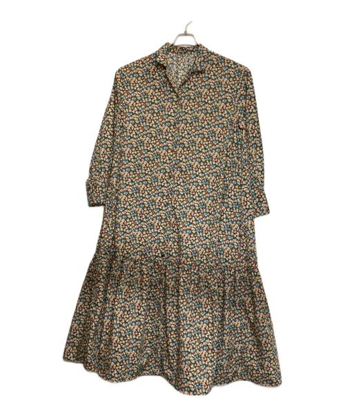 kurashi&trips publishing（クラシアンドトリップス パブリッシング）KURASHI&Trips PUBLISHING (クラシアンドトリップス パブリッシング) 花柄シャツワンピース マルチカラー サイズ:Ｍの古着・服飾アイテム